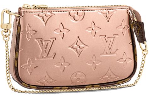 louis vuitton mini pochette rose gold|louis vuitton accessories.